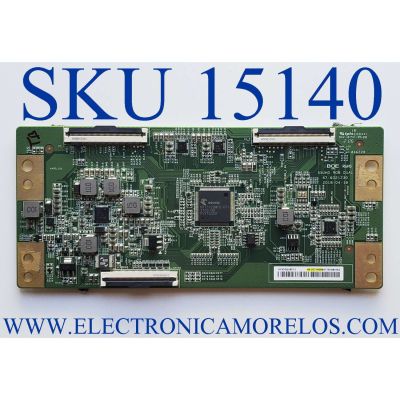 T-CON PARA TV ONN / NUMERO DE PARTE 44-97714OOB / 47_6021230 / 44-9771400B / DISPLAY HV550QUB-F12 / MODELO 100012586 100012586 (55 PULGADAS)	